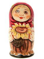 Набор матрешек "Машенька с подсолнухом" арт. 5990