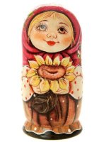 Набор матрешек "Машенька с подсолнухом" арт. 5990