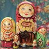 Набор матрешек "Машенька с подсолнухом" арт. 5990