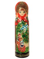 Матрешка-штоф "Сюжет. Гуси-лебеди" 0,7 л