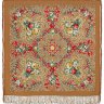 Шерстяной Павлопосадский платок "Тайна сердца", 125*125 см, арт. 1437-2