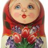 Матрешка "Машенька с цветами", арт. 6000