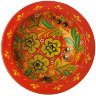 Конфетница "Кудрина на красном фоне", 70х160