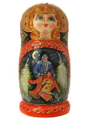 Матрешка "Морозко", серия "Сказки", арт. 538