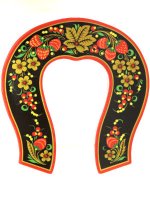 Сувенир подкова "Хохлома"