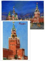 Магнит-картина "Москва"