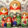 Матрешка "Гуси-лебеди" Сказки арт. 7565