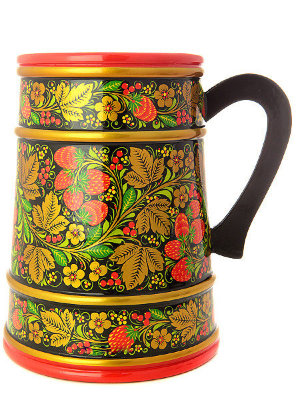 Кружка хохлома "Хохлома классическая", 200х150, арт. 13150200150