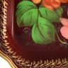 Поднос "Венок на бордовом" прямоугольный арт. 2142