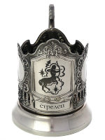 Никелированный подстаканник "Знак Зодиака - Стрелец"