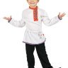Детская косоворотка льняная белая 1-6 лет