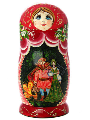 Матрешка "Русские сказки", серия "Сказки", арт. 726