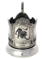 Подстаканник "Знак Зодиака - Лев" Кольчугино