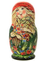 Матрешка "Аленушка с маками", арт. 5712