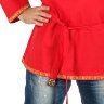 Мужская косоворотка хлопковая красная 3XL-5XL