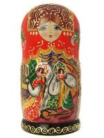 Матрешка "Аленький цветочек", серия "Сказки", арт. 732к