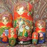 Матрешка "Аленький цветочек", серия "Сказки", арт. 732к