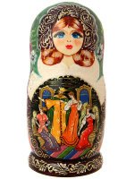 Матрешка "Сказки А.С.Пушкина", серия "Сказки люкс", арт. 774