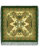 Павлопосадский платок "Фаворит" 125*125 см шерстяной арт. 1344-10