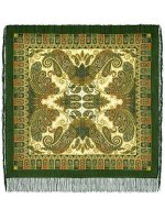 Павлопосадский платок "Фаворит" 125*125 см шерстяной арт. 1344-10