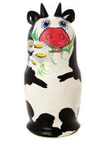 Матрешка "Коровка" Животные арт. 588