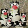 Матрешка "Коровка" Животные арт. 588