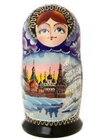 Матрешка "Времена года - Зима", арт. 557