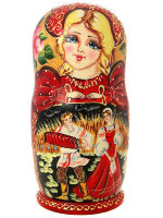 Матрешка "Сказки", серия "Люкс", арт. 173