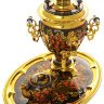 Набор самовар электрический 3 литра "Хохлома рыжая", арт. 170002з