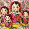 Матрешка "Хохлома семеновская" арт. 2001
