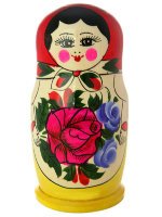 Русская матрешка "Хохлома семеновская" арт. 547