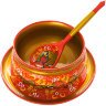 Набор для супа "Клубника на красном фоне" 22 предмета
