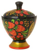 Деревянная солонка "Хохлома" арт. 25150090080