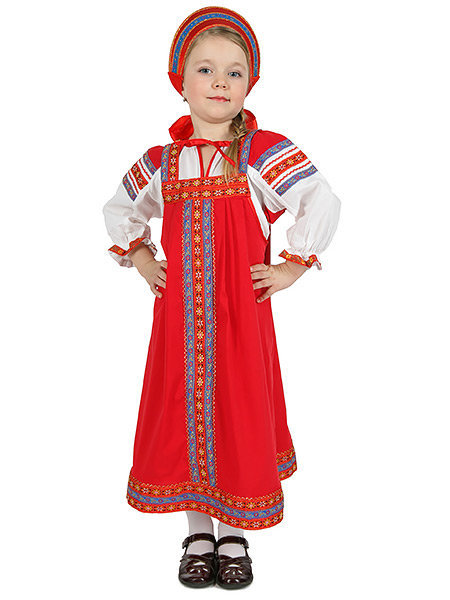Русский народный костюм для девочки картинки