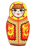 Сувенир - магнит "Матрешка" Хохлома арт. 1625520000