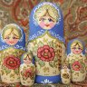 Набор матрешек "Цветы" арт. 520