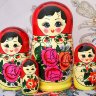 Матрешка "Хохлома семеновская" арт. 81