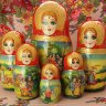 Матрешка "Тройки лошадей" арт. 157э
