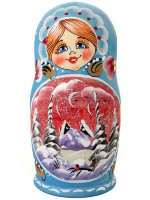 Матрёшка "Зима" арт. 58