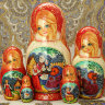 Матрешка "Золотая Русь", арт. 551