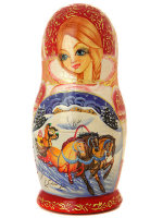Матрешка "Золотая Русь", арт. 552