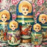 Матрешка "Тройка зимняя" арт. 156э