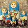 Набор матрешек "Машенька с букетом" арт. 1091э