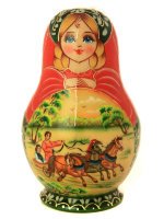 Матрешка вятская "Тройка лето"