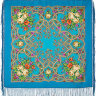 Шерстяной Павлопосадский платок "Марья-искусница", 89х89 см, арт. 1606-13