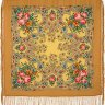 Шерстяной Павлопосадский платок "Марья-искусница", 89х89 см, арт. 1606-2