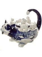 Чайник заварочный "Коты" Гжель