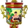 Электрический самовар 45 литров "Купчиха за чаем", арт. 145045