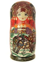 Матрешка "Тройка" Сказки арт. 175