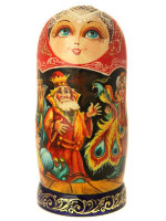 Матрешка "Конек Горбунок", серия "Сказки люкс", масло, арт. 514